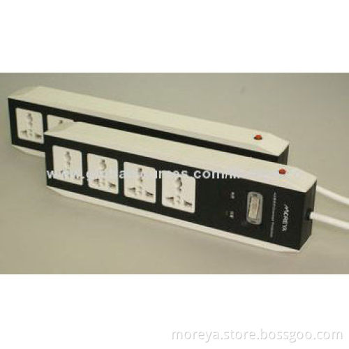 Universal standard power strip with 5 socket outlets, ABS casing, overload protection